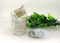 80ml Small Easy Open Clear Pet Jars For Preserved Fruit Packaging 53x53mm