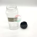 Transparent Black Cap Big Jar  Type 1000ml Bath Salt Jar Plastic Packaging