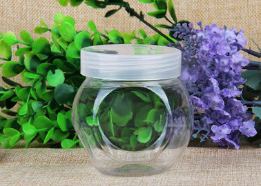 Special Style Clear Plastic Cylinder / Security Screw Cap Bottle Food Grade