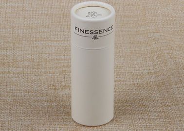 Light Yellow Food Grade Cardboard Paper Tube For Cosmetic Bottle Packaging