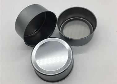 Smartbud Weed Tin Plate Cans 100ml 65*29.5mm With Easy Open Lid And Plastic Cover Herb Storage
