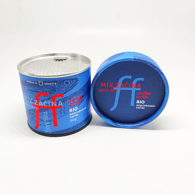 Find Similar Easy Open Aluminum Lid Customized Size Printed Logo Cylindrical Round Packaging Paper Cardboard Tube For Protein Powder / Coffee