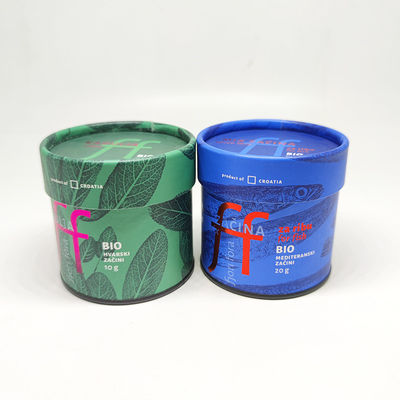 Eco Friendly Food Grade Composite Aluminum Foil Liner Airtight Paper Tube Cans for Bakery Cafe Power Cookie Chocolate Snacks