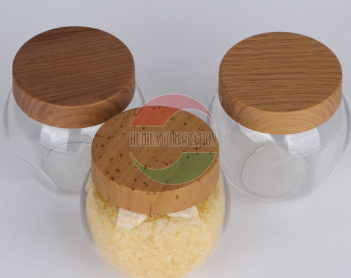 PET Honey Jars Cylindrical Food Bottles With Lids Guangzhou Suppliers With Caps, Plastic Screen Printing Customized Square