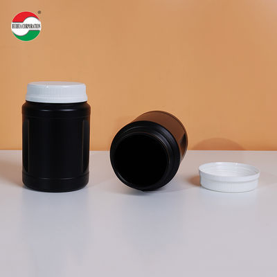 1600ML HDPE Bottle Clear Plastic Cylinder With Screw Lid Body Printing Custom Labels HMD1600-105