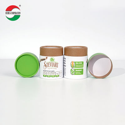 Custom Printed Kraft Paper Tube with Foil Lining for Food Powder