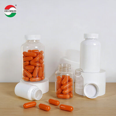 Food Grade HDPE Medicine Pill Tablet Capsule Packaging Plastic Bottles With Screw Cap