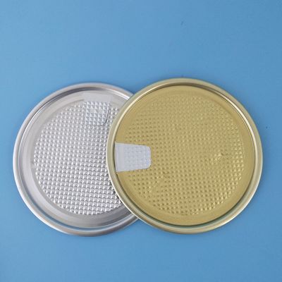 High Temperature Resistance Food Grade #202 #209 #300 #307 #401 #502 Easy Open End EOE Aluminum Peel Off Lids Cover Peel Off Lids For Plastic Can Closures