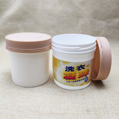 Wholesale White HDPE Plastic Protein Powder Jar Container With Custom Logo Printing Empty Supplement Bottle