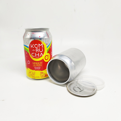 500ML অ্যালুমিনিয়াম পানীয় ক্যান সহজ খোলা প্রান্ত পাতলা মসৃণ সঙ্গে