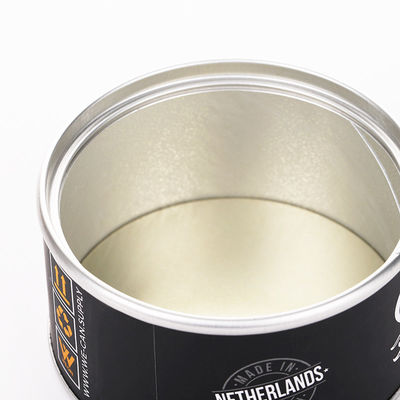 Round Paper Tube Packing Can for Tea Coffee Chocolate Package with Easy Opening Plastic Lid High Quality Customized Kraft Paper