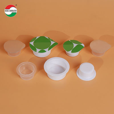 6oz কাস্টমাইজ লোগো গ্রীক দই কাপ একক প্রাচীর প্লাস্টিক ছোট আকারের ফল আইসক্রিম কাপ lids পিপি উপাদান স্ন্যাকস জন্য চকোলেট