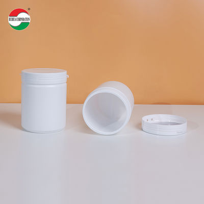 1250ML পুনর্ব্যবহারযোগ্য এবং আর্দ্রতা-প্রতিরোধী স্বচ্ছ প্লাস্টিক সিলিন্ডার HDPE বোতল স্বাস্থ্য পুষ্টি পণ্য HMD1250-96 এর জন্য