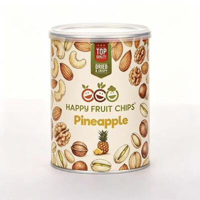 Food Grade Paper Tube Canister With Peel Off Lid Custom Printed Food Packaging Paper Can