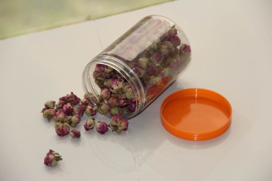 550ml জলরোধী শুকনো ফল পরিষ্কার পোষা Jars, ছোট প্লাস্টিকের PET পপ করতে পারেন