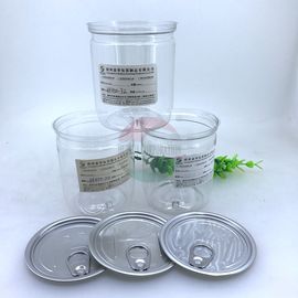 Sealable Jar Wide Mouth With Aluminum Lid And PE Lids Nuts And Cookies Storage Containers Candy And Snack Jar Transparent Food Grade Jam Jar Plastic PET