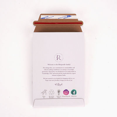 Rigid Hard Flat Cardboard A4 A5 Documents Shipping Paper Envelopes Mailing Bag